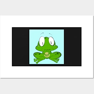 Tentative Toad w/ background Posters and Art